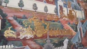 Ракшас Равана (фрески Большого Королевского Дворца. Бангкок)